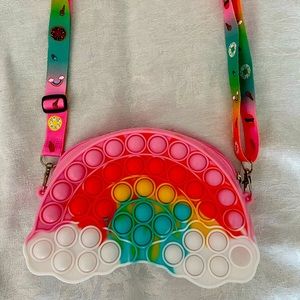 New Rainbow Pop It/ Fidget Bag